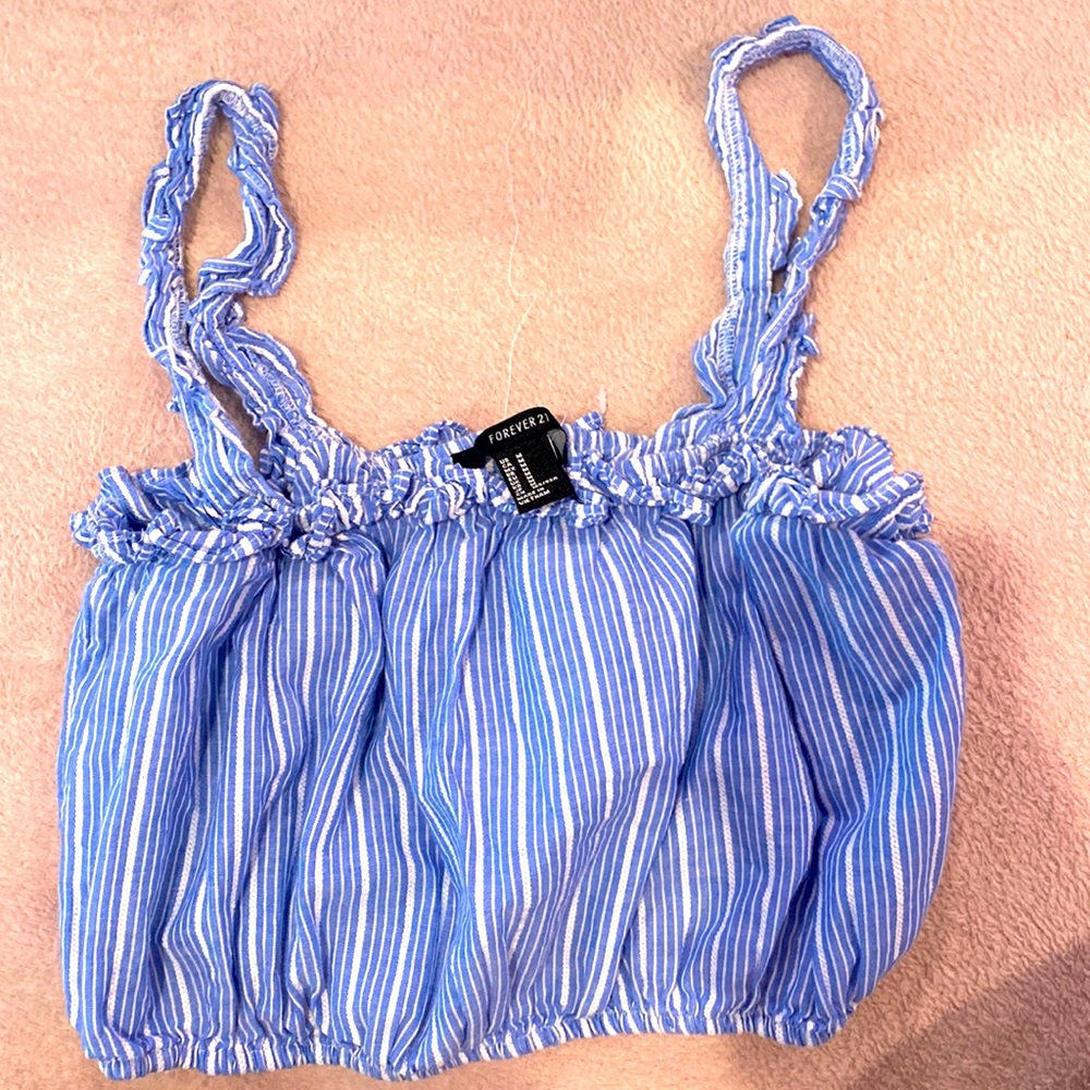 Forever 21, size medium, striped, worn and in good condition